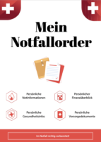 Notfallordner Deckblatt