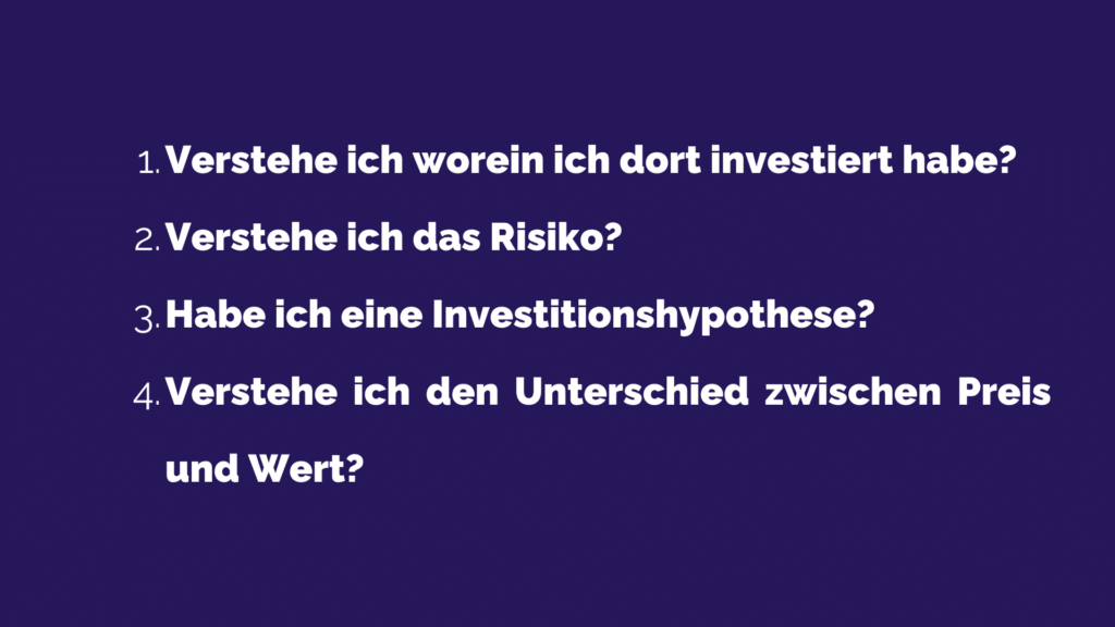 Zitat Investieren lernen