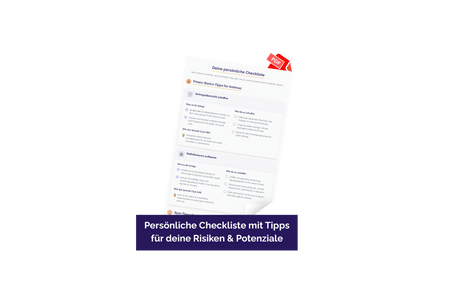 Checkliste mit konkreten Finanztipps