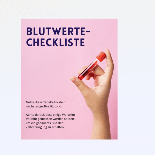 Blutwerte-Check-Sheet
